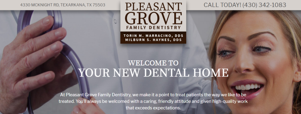 Pleasant Grove Family Dentistry reviews | 4330 McKnight Rd. - Texarkana TX