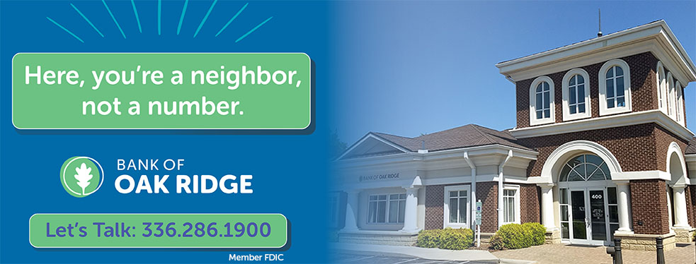 Bank of Oak Ridge reviews | 400 Pisgah Church Rd - Greensboro NC