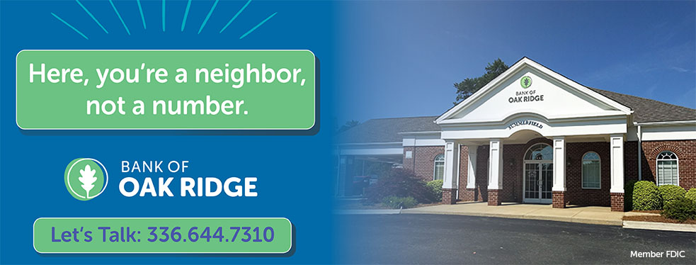 Bank of Oak Ridge reviews | 4423 US Hwy 220 - Summerfield NC