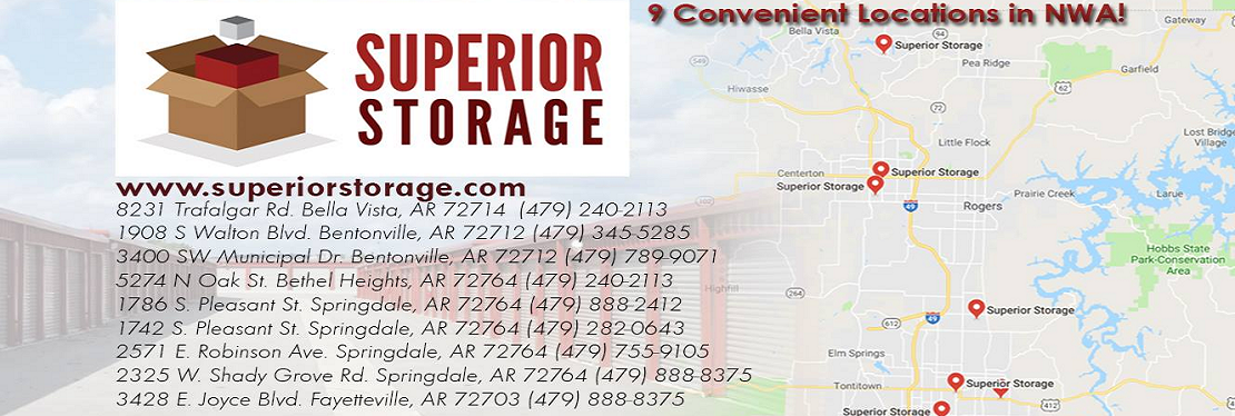 Superior Storage - Robinson Ave reviews | 2571 E Robinson Ave - Springdale AR