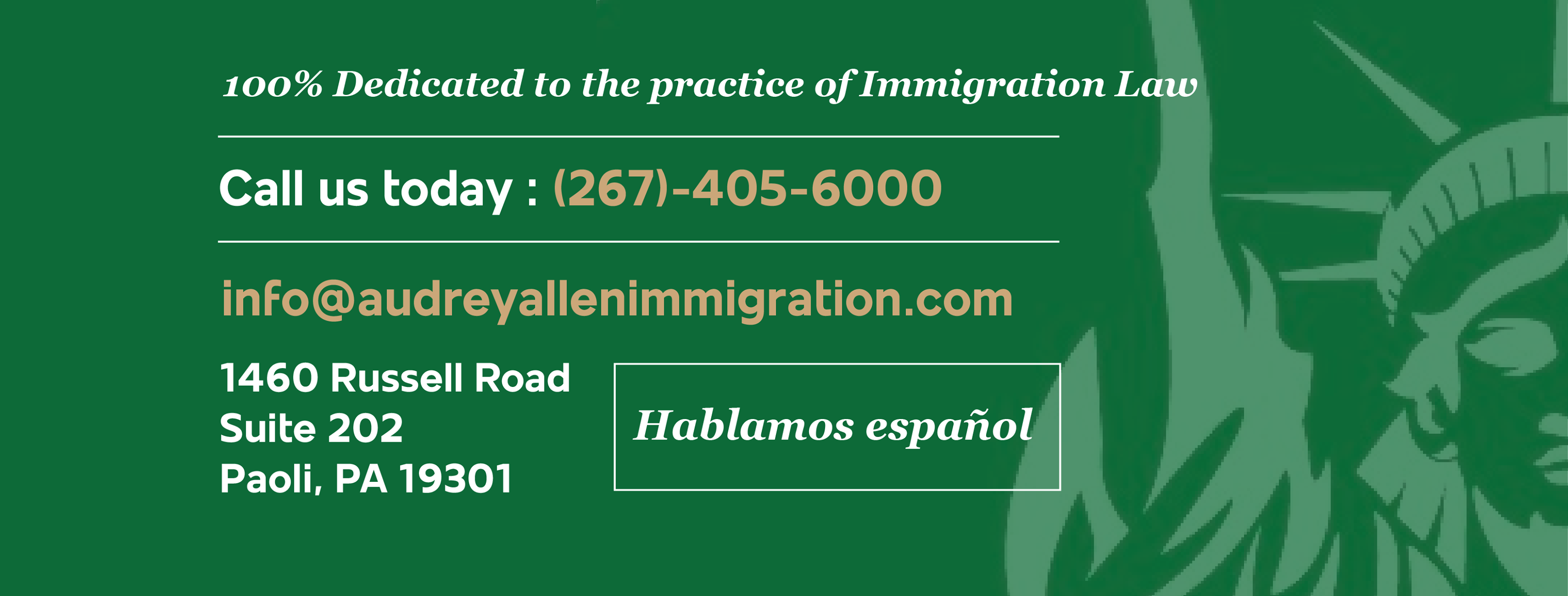 Audrey Allen Immigration reviews | 1460 Russell Rd - Paoli PA