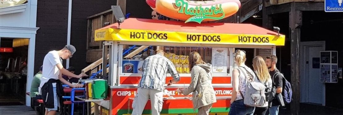 Nathan’s Hot Dog Cart reviews | The Embarcadero And Beach St - San Francisco CA